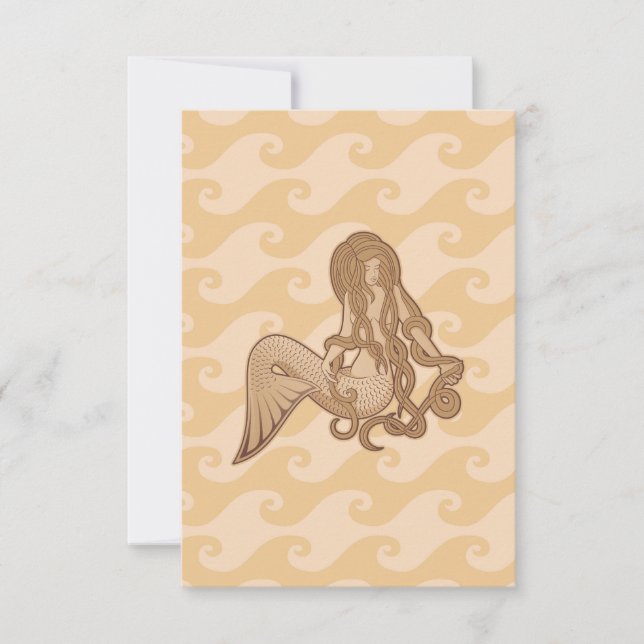 Sirena sentada (Anverso)