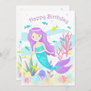 Sirena suave bajo el agua de la Neón