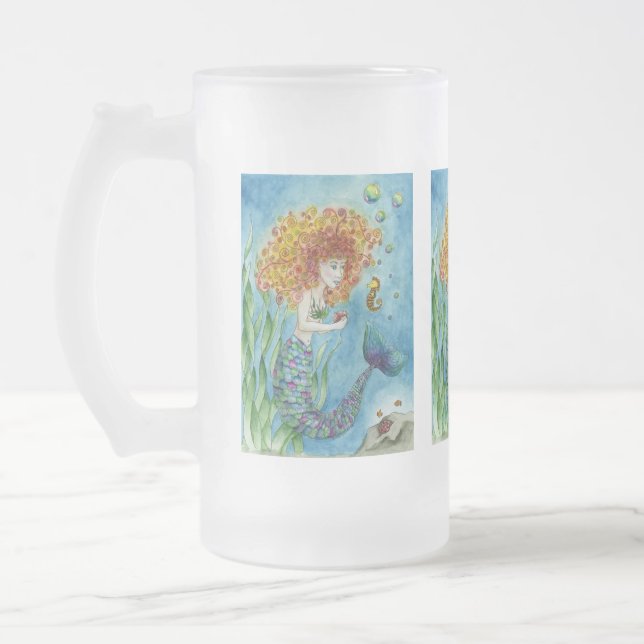Sirena - taza de la extra grande del Seahorse (Izquierda)