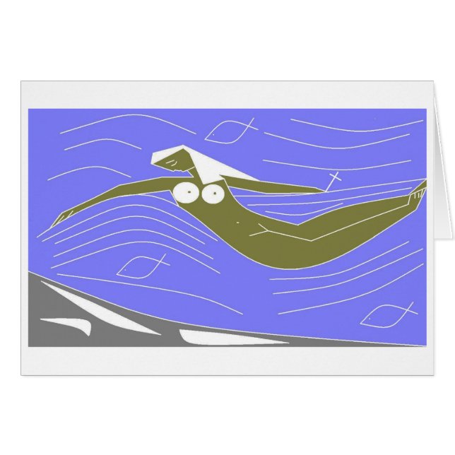 Sirena y cruz (Anverso (Horizontal))