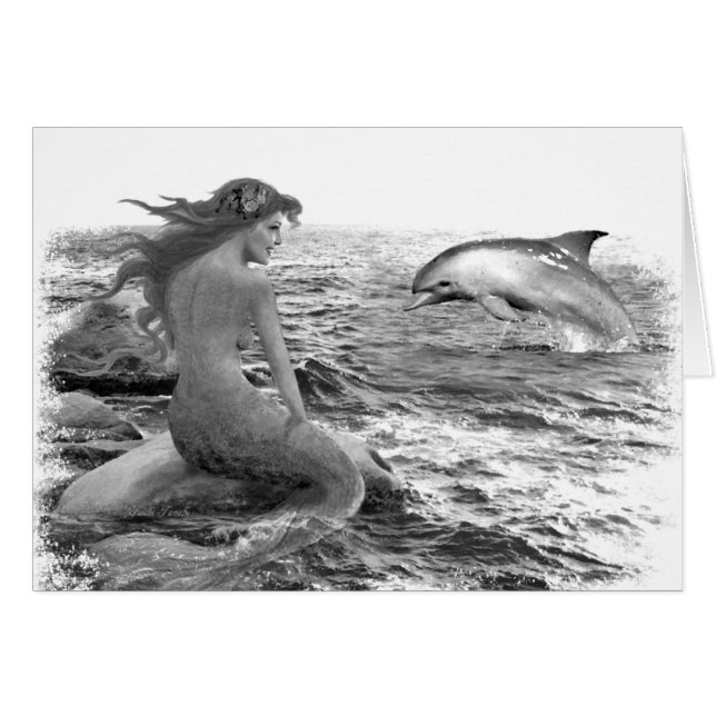 Sirena y delfín (Anverso (Horizontal))