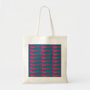 sirenas rojas que nadan la bolsa de asas