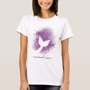 Sirenita de mujer adulta, sirena, sirena, camiseta