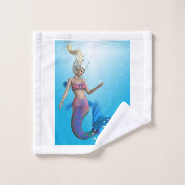 Sirenita en Aqua (Toallita)