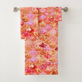 Sirenita escala el Purpurina y el coral rosado