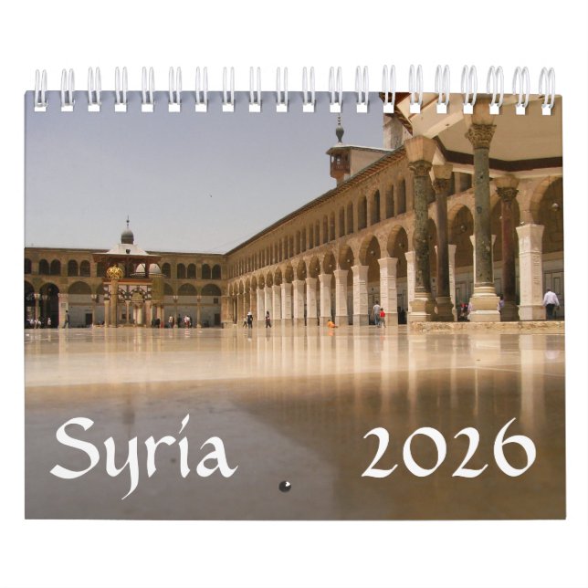 Siria CALENDARIO 2026 (Tapa)