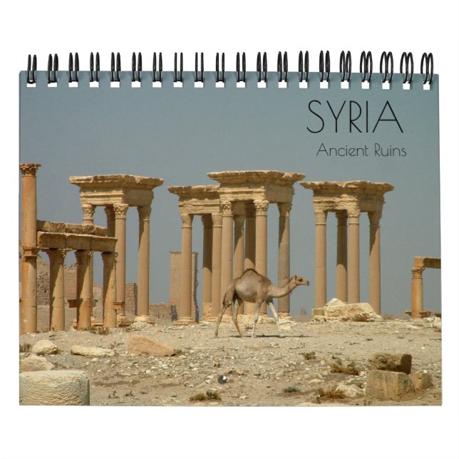 Siria - Calendario de Ruinas Antiguas 2026 (Tapa)