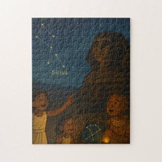 Sirius Constellation Sagrado Rompecabezas Oro Divi