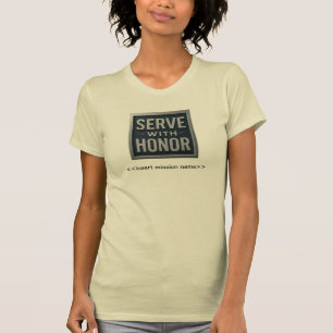 Sirva con camiseta de mujer Honor™ (misión LDS)