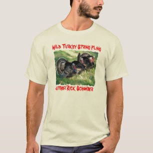Sirve la camiseta del pavo, Fling. salvaje de la
