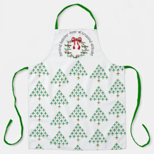 Sirviendo vítores de vacaciones en delantal de alt