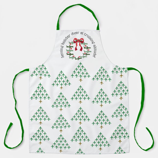 Sirviendo vítores de vacaciones en delantal de alt (Anverso)