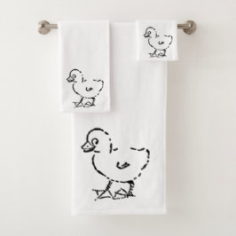 Sistema a juego de la toalla