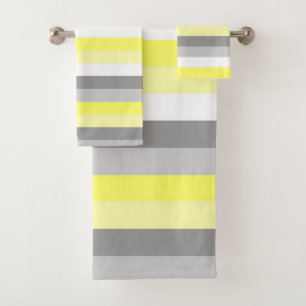 Sistema amarillo, blanco y del gris de las rayas
