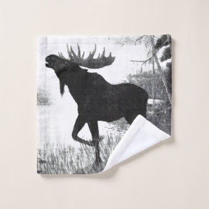 Sistema animal de la toalla de baño del arte de l