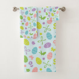 Sistema colorido de la toalla del modelo el | de