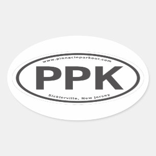 SISTEMA DE 4 PEGATINAS DEL ÓVALO DE PPK