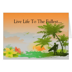 Sistema de la persona que practica surf del verano