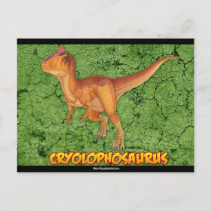 Sistema de la postal del Cryolophosaurus