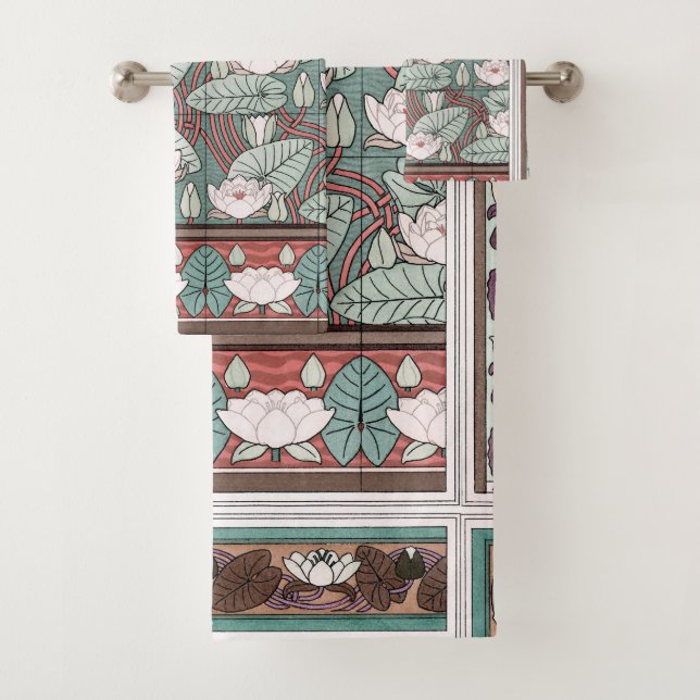 Sistema de la toalla de baño de las flores de (In situ)