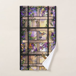 Sistema de la toalla de baño de las flores del