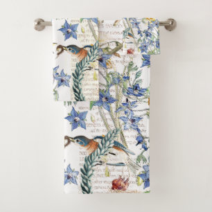 Sistema de la toalla de baño de los narcisos de