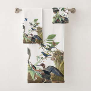 Sistema de la toalla de baño de los pájaros del