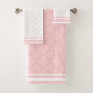 Sistema de la toalla de baño de Quatrefoil de los