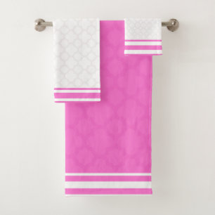 Sistema de la toalla de baño de Quatrefoil del