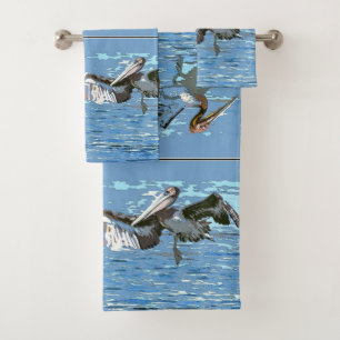 Sistema de la toalla de baño del océano de la