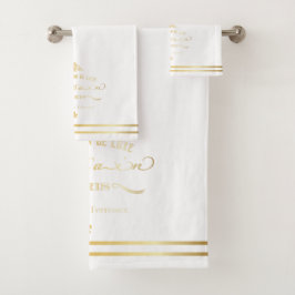 Sistema de la toalla de La Maison De Luxe Bathroom