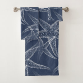 Sistema de la toalla de playa de los azules