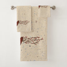 Sistema de la toalla del corazón de la baya de la