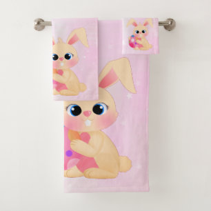 Sistema de la toalla del cuarto de baño de Pascua