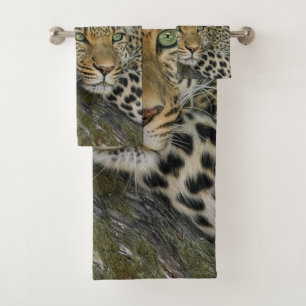 Sistema de la toalla del cuarto de baño del gato