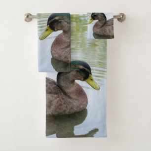 Sistema de la toalla del cuarto de baño del pato