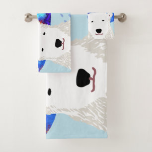 Sistema de la toalla del oso polar
