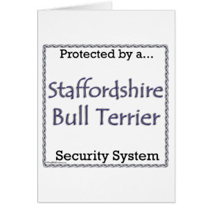 Sistema de seguridad de los toros de Staffordshire
