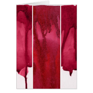 Sistema del extracto rojo de la acuarela pintado a