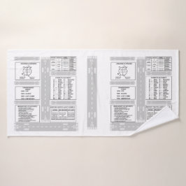Sistema experimental de la toalla de baño de
