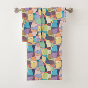 Sistema modelado multicolor de la toalla de baño