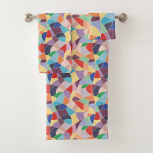Sistema modelado multicolor de la toalla de baño