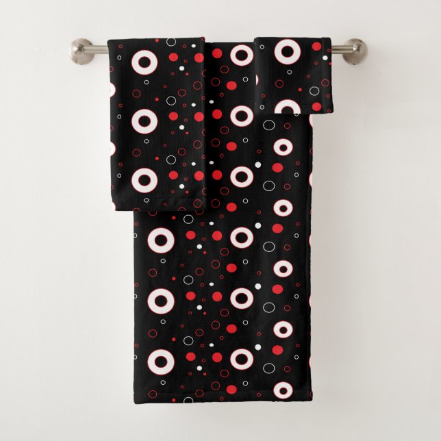 Sistema rojo y del blanco negro de las burbujas (In situ)