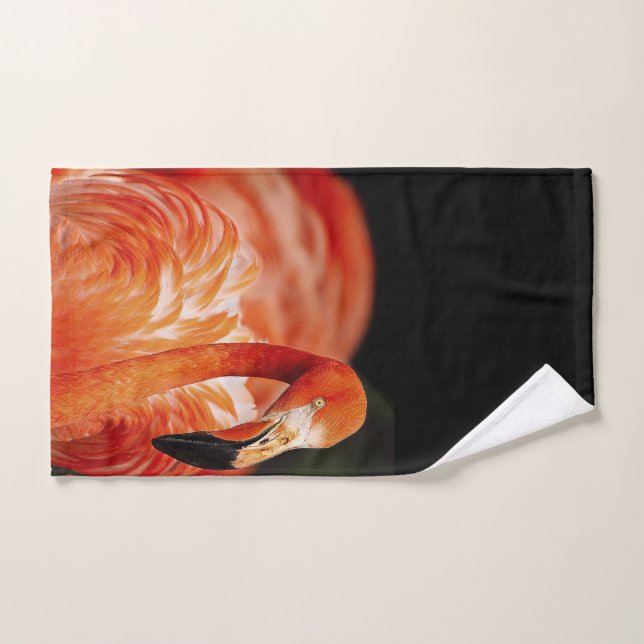 Sistema rosado de la toalla del cuarto de baño del (Toalla de mano)