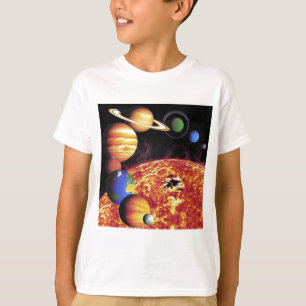 Sistema solar planetas camiseta