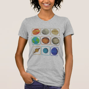 Sistema solar planetas camiseta