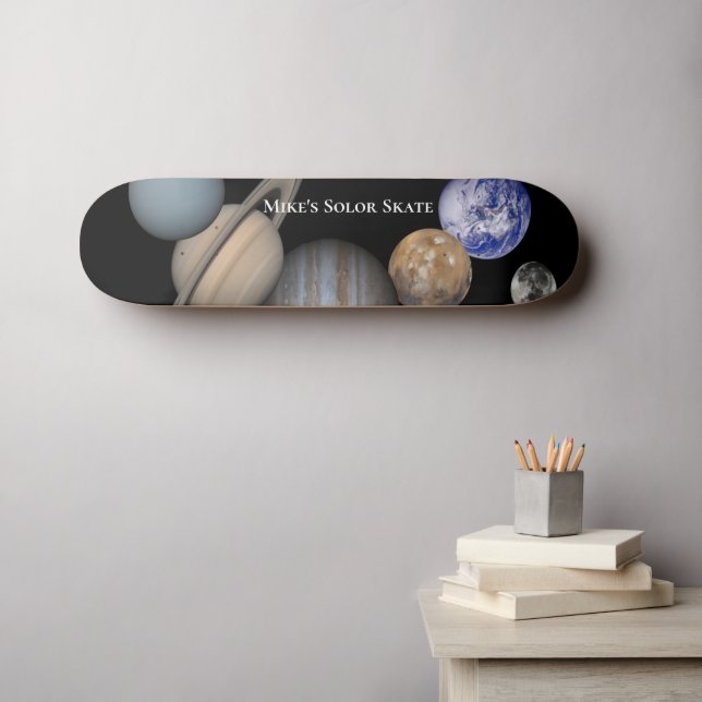 Sistema Solar Universal Skateboard (Arte de pared (horz))