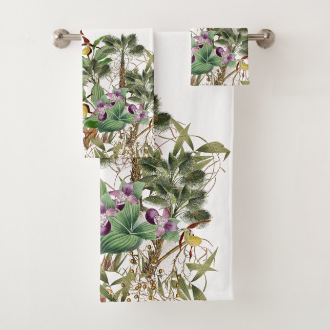 Sistema tropical de la toalla de baño de las (In situ)