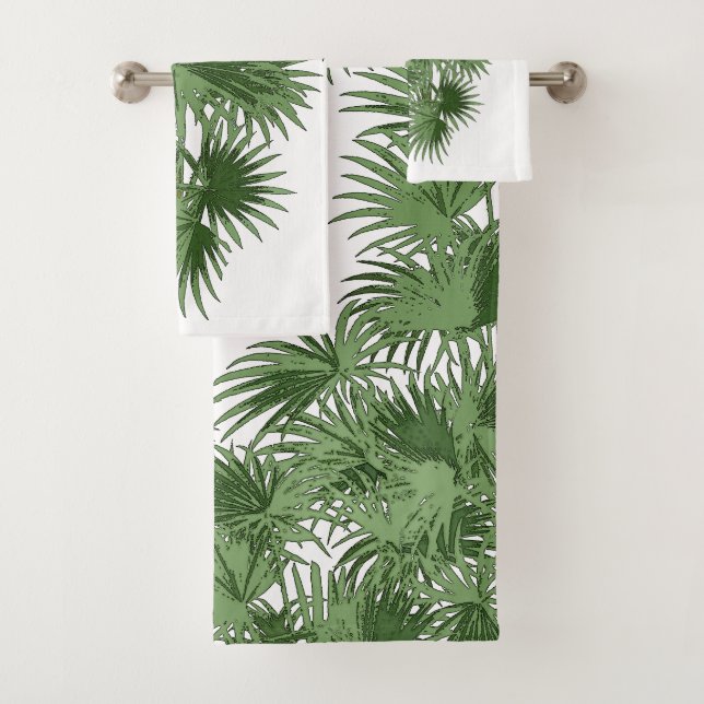 Sistema tropical de la toalla de baño de las islas (In situ)