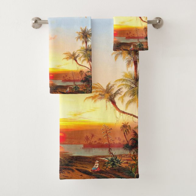Sistema tropical de la toalla de baño de Sun de (In situ)